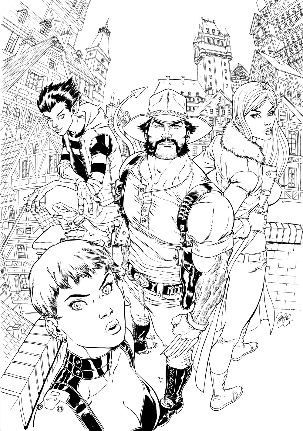 COVER XtremeXmen lineart